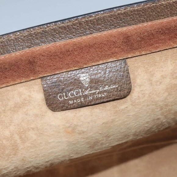 GUCCI GG Supreme Web Sherry Line Clutch Bag PVC Beige 001 014 2125 Auth bs20684 - Picture 8 of 16